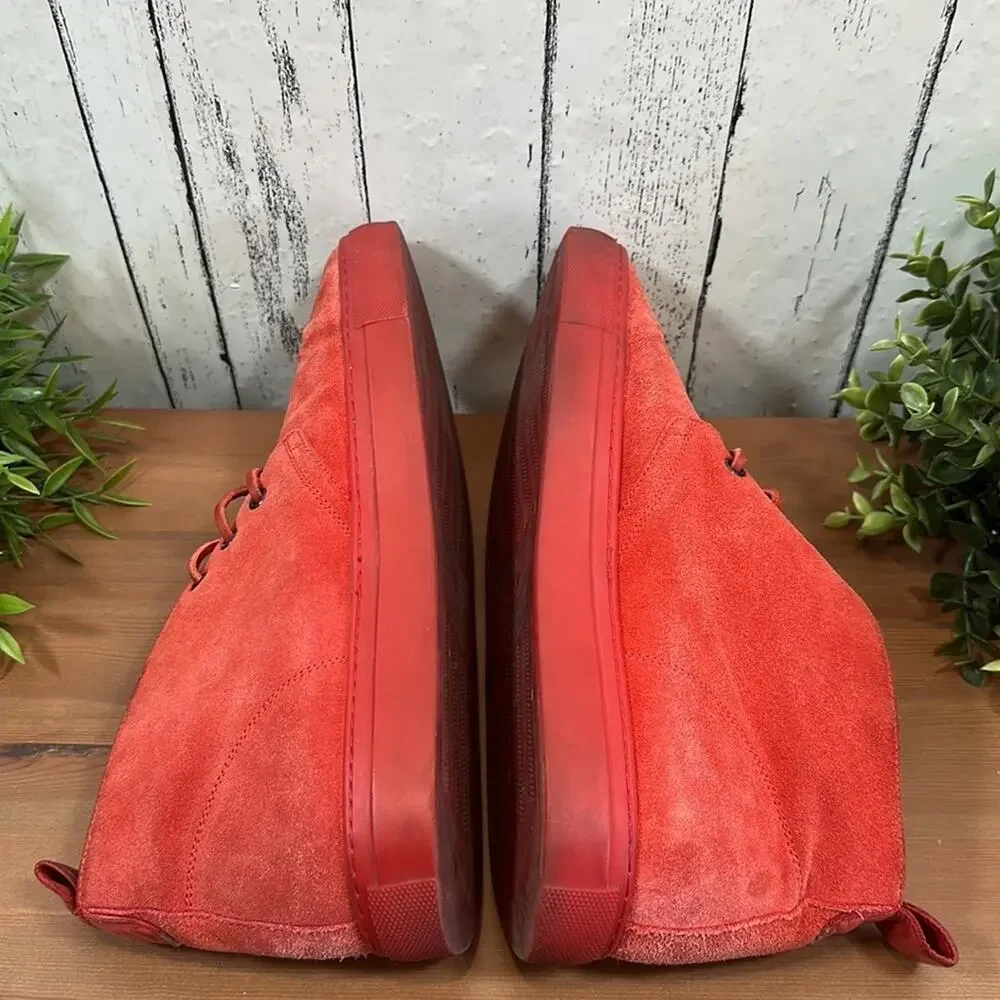 Del Toro Men's Red Suede‎ Chukka Sneaker Size 11